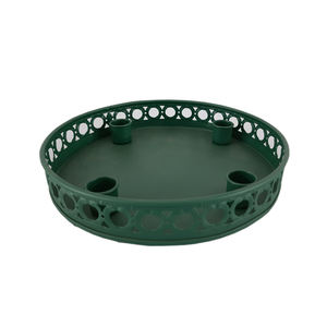 Unique Design Iron Metal Advent Candle Holder <b>Green</b> Finished for Home <b>Christmas</b> Event Party <b>Lighting</b> Decorative Customized Bulk - Product Image 1