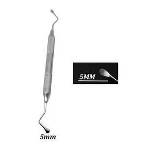 Cureta de hueso dentado Gracey de 5mm Ul Amin al por mayor, instrumento dental Manual de calidad, herramienta para limpieza periodontal y relleno de dientes - Product Image 3