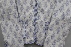 Fabricant et grossiste de vestes matelassées veste en coton réversible manteau réversible manteau d'extérieur manteau cadeau pour elle - Product Image 3