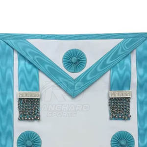 Tablier de franc-maçonnerie en gros, design de haute qualité, tablier maçonnique brodé, options de logo personnalisé - Product Image 4