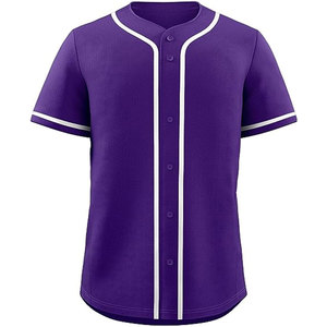 เสื้อเจอร์ซีย์เบสบอลคอผ้าโพลีเอสเตอร์ระบายอากาศได้ดี - Product Image 5