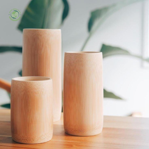 <b>Bamboo</b> <b>cups</b> are popular for smoothies Made in Vietnam Eco friendly material used for Home decoration Table decoration Wholesale - Product Image 6