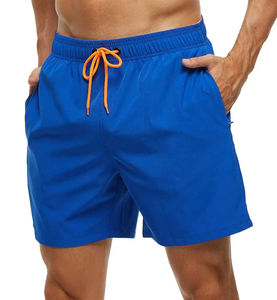 Short de bain extensible pour homme, short de plage à séchage rapide avec poches zippées et doublure en maille, 2026 - Product Image 3