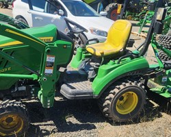 รถแทรกเตอร์มือสองสภาพดี John Deere 1023E ขนาดเล็ก 21.5 แรงม้า ขับเคลื่อน 4 ล้อ ระบบไฮโดรสแตติก รถแทรกเตอร์อเนกประสงค์ขนาดกะทัดรัด ขาย - Product Image 4