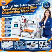Petite machine de collage automatique à 3 axes pour bureau, 2K, pour la résine époxy, le silicone adhésif et le scellement des composants électroniques