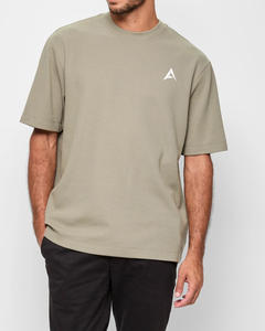 T-shirt à col rond surdimensionné de haute qualité pour hommes 100% coton avec broderie de logo personnalisée et impression numérique - Product Image 6