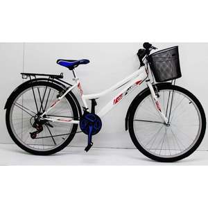 Dorello 2650 Modèle Bicyclette 26 Jante Vélo de Ville avec Garde-Boue Engrenage Simple Vitesse Acier Aluminium Fourche Frein Ligne Système de Freinage - Product Image 1