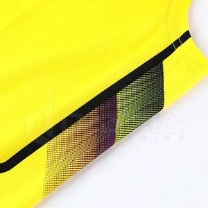 เสื้อบาสเก็ตบอลโพลีเอสเตอร์ 100% แบบสองด้านปรับแต่งได้ ระบายอากาศได้ดี ไซส์พลัส แบบกลับด้านได้ รับผลิตตามสั่งจำนวนมาก - Product Image 5