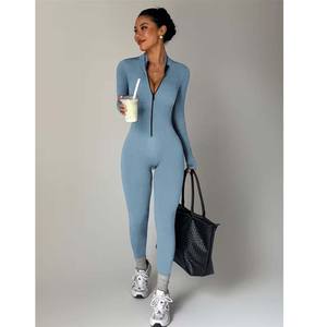 Women's Custom Bodysuit <b>Butt</b> <b>Lifting</b> Yoga Jumpsuit Suit Seamless Tight Hip Fitness Sleeveless Bra Pants Backless Sports Set - Product Image 2