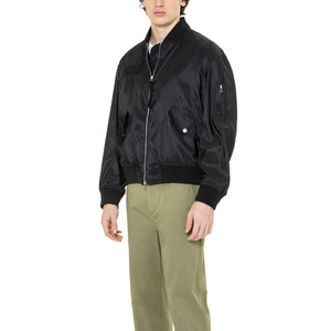 Chaqueta Bomber de Invierno para Hombre, Hecha a Medida, 100% Poliéster, Relleno de Plumón, Secado Rápido, Alta Calidad, Servicio OEM, Bordado, Resistente al Viento - Product Image 3
