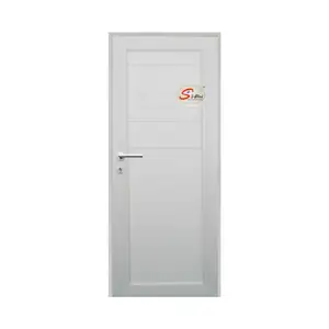 Door manufacturer Side Opening Contemporary Design Style Waterproof Polymer UPVC Door Made in Indonesia