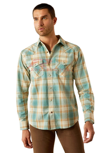 Camisas elegantes de manga larga para hombre, tela de mezcla de algodón suave, transpirable, Control de humedad, ropa profesional para exteriores, caballo - Product Image 3