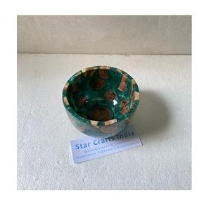 Bol en bois et en résine époxy de haute vente pour collations et salade bol de service en résine de bois pour le restaurant pour la décoration de table bol en résine - Product Image 6