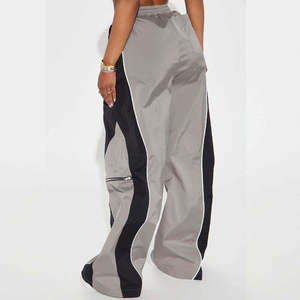 Pantalones Térmicos de Invierno para Mujer, Cintura Elástica, Corte Holgado, Pierna Ancha, Transpirables, de Algodón, Estilo Urbano Informal - Product Image 2