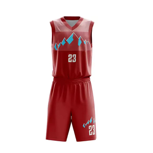 Uniformes de basket-ball personnalisés avec le nom de l'équipe, design 2024, 100% polyester, uniformes de sport pour hommes de haute qualité - Product Image 4