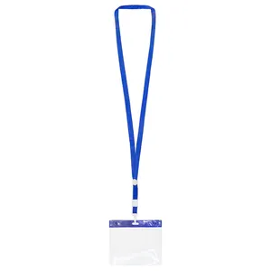 Lanière personnalisée en polyester avec porte-badge Torsten, gadgets personnalisés - Product Image 5