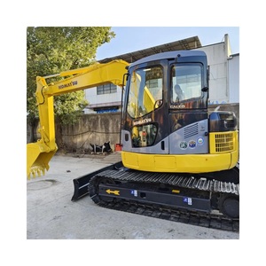 Miniexcavadora usada Komatsu PC78US a la venta en Shanghai, precio bajo de calidad con componentes de motor de núcleo, horas de trabajo bajas - Product Image 6