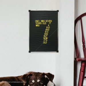 Tablero de Letras de Plástico Negro Portátil y Intercambiable para Publicidad con Marco de Aluminio - Product Image 6
