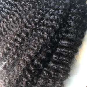 Extensions de cheveux humains vierges vietnamiens bruts de couleur naturelle bouclée birmane de haute qualité Double trame de Machine avec expédition rapide - Product Image 2