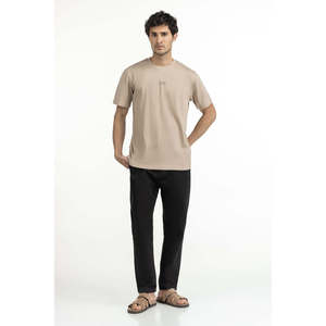 T-shirts en jersey imprimés Relax Fit 100% coton biologique MN-TS-SS25-339 220 grammes Fibre compressée - Product Image 4