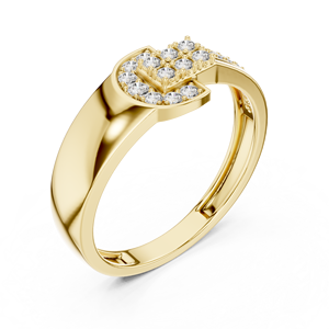 14K <b>Adjustable</b> <b>Silver</b> <b>Ring</b> with Crystal Stone Fashion Jewelry - Product Image 5