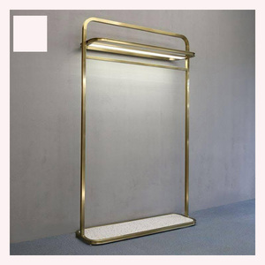 <span class=keywords><strong>2025</strong></span> 뜨거운 판매 현대 가정 필수품 세련 된 저장 및 표시를위한 키 큰 강철 옷 스탠드 - Product Image 3