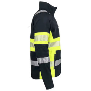 Veste de sécurité imperméable pour hommes, veste de travail de sécurité isolée pour hommes, vêtements de travail industriels chauds pour l'hiver - Product Image 4
