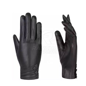 Durable Stylish Men Leather <b>Gloves</b> Soft <b>Warm</b> Winter Outdoor Casual Comfortable Protective Accessories for Hands - Product Image 6