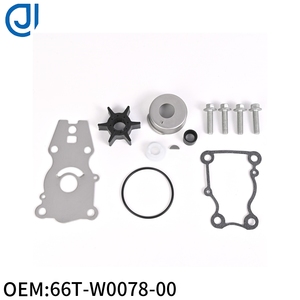 Water Pump Repair Kit 66T-W0078-00 for Yamaha 25/30/40HP 2 <strong>Stroke</strong> and <strong>4</strong> <strong>Stroke</strong> <strong>Outboard</strong> Motors Maintenance Service Parts - Product Image 1