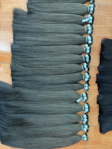 Vente en gros vrac Extensions de cheveux humains naturels droits non transformés Remy Extensions de cheveux tressés bruts de source vierge élevée - Product Image 4