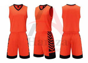 2025 nouveauté uniforme de basket-ball professionnel 180 GSM Polyester tissu respirant séchage rapide couleur Orange grande taille Option - Product Image 4