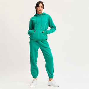 Felpa con Cappuccio da <span class=keywords><strong>Donna</strong></span> in Cotone di Alta Qualità Più Ricercata Personalizzabile Oversize Taglie Forti Leggera per l'Inverno - Product Image 3