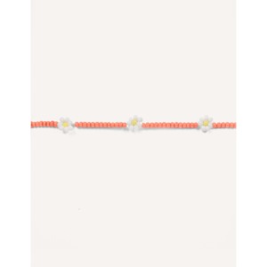 Cavigliera CUCOCUCA CJH B02 con perline a fiore, cordino elastico, gioielli unisex alla moda, all'ingrosso, vibrazioni estive, spedizione UE in 48 ore - Product Image 2