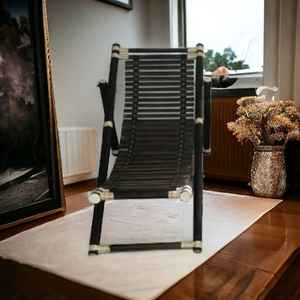 Newest High Quality Comfortable Bamboo Wicker Lounge <b>Chair</b> Folding Wicker Sun Lounger for Hotel Deck Beach Yard Swimming Pool - Product Image 6