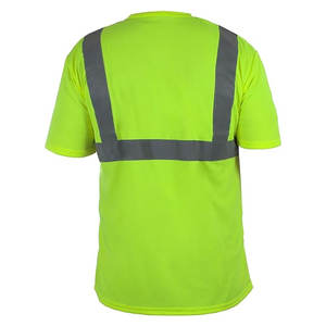 Camiseta de Seguridad de Alta Visibilidad con Franjas Reflectantes, Camiseta de Manga Corta para Hombre, para Trabajo - Product Image 4