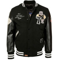 2024 gros personnalisé Chenille broderie Patch hommes vestes en cuir manches Bomber Baseball Letterman Versity vestes
