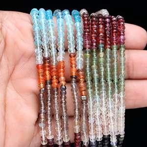 Gran Venta de cuentas de piedras preciosas naturales, mezcla de piedras preciosas naturales, cuentas curativas de Chakra, collar de cuentas múltiples semipreciosas - Product Image 1