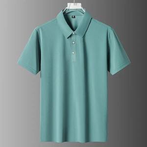 Polo de Manga Larga para Hombre, Estilo Golf, Corte Ajustado, Algodón de Alta Calidad, Tejido de Punto, Estampado Sólido y a Rayas, Estilo Casual - Product Image 2
