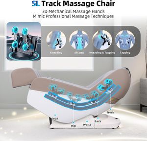 Silla de Masaje Inteligente Portátil Plegable 8D con IA, Gravedad Cero, Escaneo Corporal, Compresión de Aire de Cuerpo Completo, Terapia de Calor, Función Musical - Product Image 3