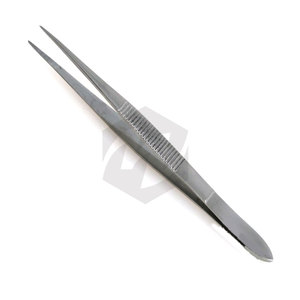 Pince à épiler à pointe fine dentelée pince à épiler 3.5 ''Instruments médicaux pince à épiler en acier inoxydable utilisation chirurgicale sourcil - Product Image 6