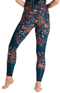 Qualité supérieure Festival Denim OEM Leggings imprimés pour femmes et ensemble de soutien-gorge 2 pièces femmes ensemble d'entraînement nouveau Leggings de Yoga évacuant la sueur - Product Image 4