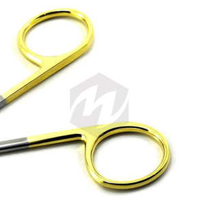 Tijeras de goma Iris rectas de 4,52 pulgadas de acero inoxidable de alta calidad, proveedor a granel, instrumentos médicos quirúrgicos de ortodoncia Dental - Product Image 5