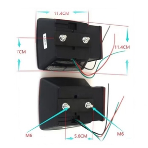 YH2270 kit di luce di traino magnetica <span class=keywords><strong>del</strong></span> rimorchio, luce di coda a led per rimorchio <span class=keywords><strong>del</strong></span> camion, luce di pericolo <span class=keywords><strong>del</strong></span> rimorchio - Product Image 4