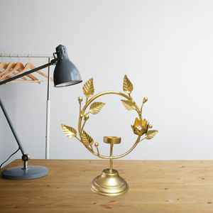Handcrafted Gold Metal Heat Resistant Lead Free Eco-Friendly <b>Tea</b> <b>Light</b> <b>Candle</b> <b>Holder</b> Home Decorative Showpiece Centerpiece - Product Image 6