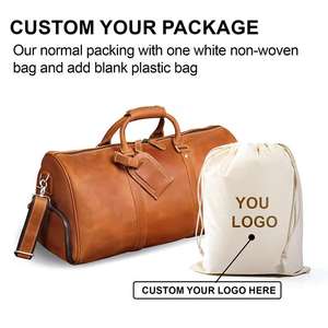 Bolsa de Viaje de Cuero Genuino Personalizada al por Mayor para Hombre para Ciclismo - Product Image 2