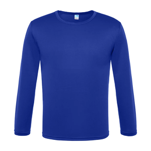 Haute qualité 100% coton Style décontracté surdimensionné pour printemps séchage rapide polyester col rond à manches longues t-shirt - Product Image 5