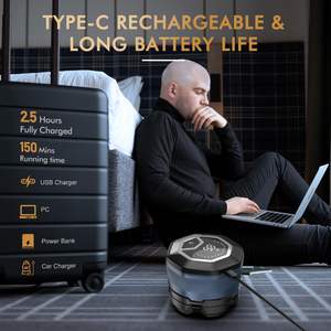 Rasoir électrique rotatif étanche à charge rapide pour hommes chauves, avec lames de rechange pour le visage, IPX7, idéal pour les camping-cars - Product Image 4