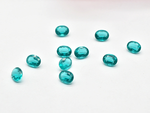 Paraiba turmalina ovalada piedras preciosas facetadas 5x3mm 6x4mm, 7x5mm 8x6mm 10x8mm 11x9mm 12x10mm 14mm x 12 mm 15x12 20mm x 15 mm - Product Image 2