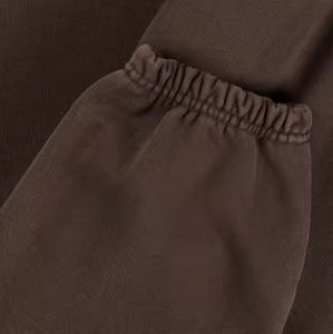 กางเกงวอร์มขายส่งทรงตรงลำลองผู้ชาย คุณภาพพรีเมียม ระบายอากาศได้ดี มีเชือกผูก เอวหลวม ขากว้าง ผ้าแคนวาส 100% ผ้าฝ้าย - Product Image 4