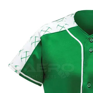 Uniforme de baseball de qualité supérieure de couleur personnalisable dernier design nouveau style respirant ensembles grande taille vente en ligne - Product Image 5